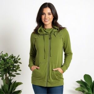 Evy’s Tree Olive Green Women's Hoodie new size XL